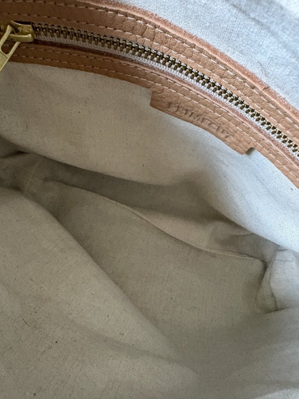 NEW Primecut Tan Leather Mini Hobo - Picture 8 of 9